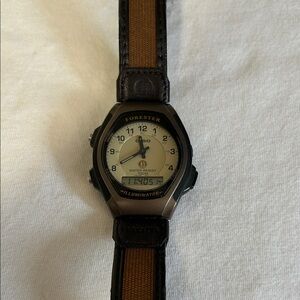 Casio Forester with Black and Brown Strap